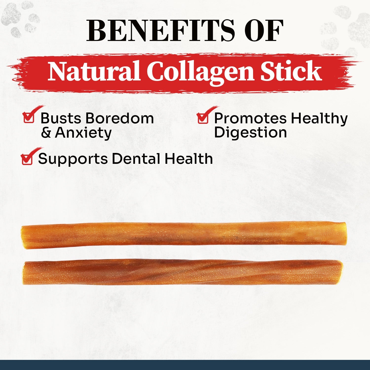 Natural Collagen Sticks 11-12 Inch