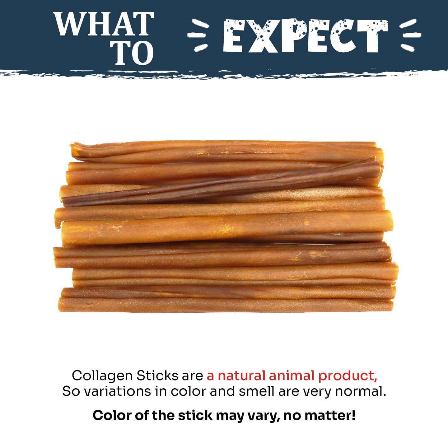 Natural Collagen Sticks 11-12 Inch