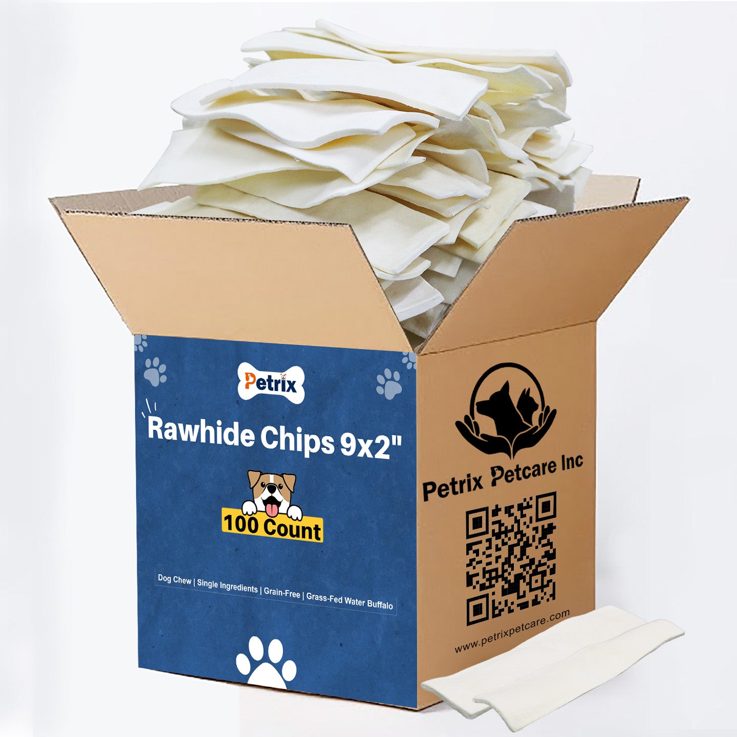 Rawhide Chips- 9x2 Inch